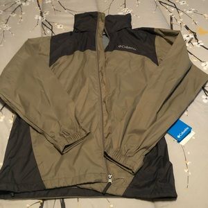 NWT Men’s Columbia rain shell jacket